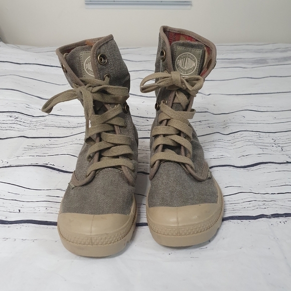 Palladium Pallabrouse Baggy Canvas Boot Size 6 - Picture 9 of 14